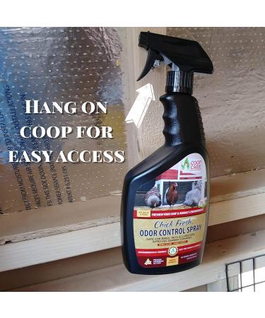 Chick Fresh Odor Control Spray for Backyard Chickens - Eliminates Coop & Brooder Odor! 24 oz Bottle - Buy Online on GoSupps.com