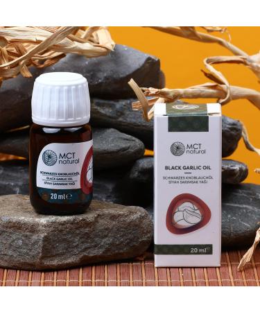 Buy MCT Natural Black Garlic Oil 20ml - 100% Pure Hair Oil for Natural Cosmetics & Hair Loss Solutions - International Shipping Available - Buy Online on GoSupps.com