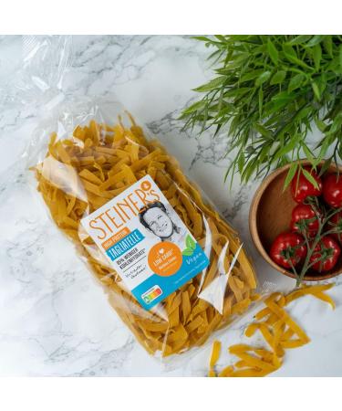 Steiners High Protein Tagliatelle - Low Carb High Fiber Pasta | 95% Less Carbs | 49g Protein | 6x250g - Shop Internationally - Buy Online on GoSupps.com
