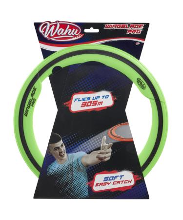 WAHU WingBlade Pro Green - 13 Inch Aerodynamic Flying Disc Flies Up to 1,000 Feet - Throw and Catch Flying Toy
