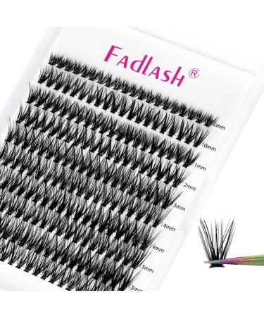 Lash Clusters Extensions 200pcs 40D Individual Cluster Lashes Mixed Tray Black Mink DIY Eyelash Extensions and Under Eyelashes Professional Makeup (40D-0.07-D, 8-16mm) Cluster-Plus-40D-0.07-D Mix 8-16mm