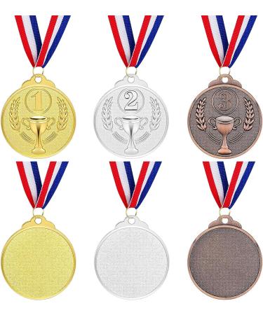Award Medals Gold Silver Bronze Winner Medals 1st 2nd 3rd Prizes for Competitions 30 Pieces Award Medals - Buy Online on GoSupps.com