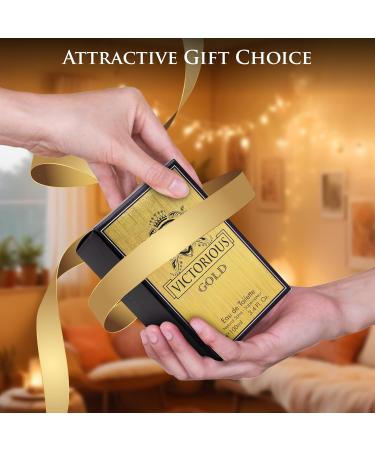 URBAN COLLECTION Victorious Gold for Men and Women - Sweet & Feminine Scent - Base of Creamy Vanilla Musk & Earthy Sandalwood - Made with Natural Ingredients - Free of Paraben - Elegant 100ml Bottle - Buy Online on GoSupps.com