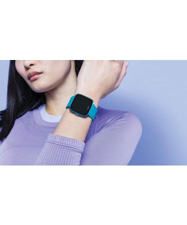 Fitbit Versa Lite Smart Watch with S and L Bands, Marina Blue/Aluminum Purple - 1 Count - Buy Online on GoSupps.com
