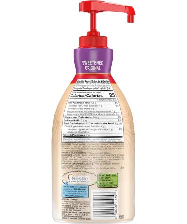 Coffee mate Sweetened Original Liquid Concentrate 1.5 Liter Pump Bottle (Pack of 3) with By The Cup Coffee Scoop - Buy Online on GoSupps.com