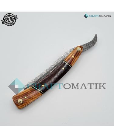 Razor Damascus Steel Men's Gift Set | Handmade High Quality Barber Razor | DBR49 - Buy Online on GoSupps.com