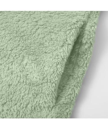 Hanxiulin Mint Green Fleece Jacket for Women | Plush Oversized Cozy Hoodie | Elegant Warm Art Fur Coat - Buy Online on GoSupps.com