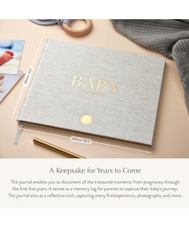 Your Edition Baby Book - Unisex Memory Book for Expecting Mums | Luxury First 5 Years Baby Milestone Book | Pregnancy Gift with Checklist and Photo Section | Gift Boxed Baby Gift - Buy Online on GoSupps.com