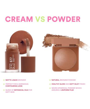 3ina Makeup No-Rules Cream 658 - Vegan Liquid Blush for Eyes Lips & Cheeks with Sweet Almond Oil - Natural & Shining Finish - Cruelty-Free Blusher - Buy Online on GoSupps.com