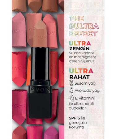 Buy Avon Ultra Mat Lipstick Au Natural - Long-lasting Matte Finish | Worldwide Shipping - Buy Online on GoSupps.com