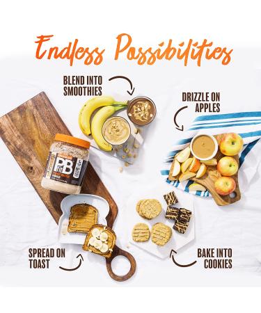 PBfit Chocolate Peanut Butter Powder - Extra Chocolatey, All-Natural Powdered Spread, 5g Protein - 30 oz - Buy Online on GoSupps.com