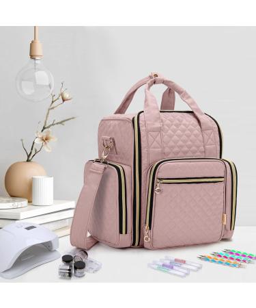 LUXJA Nail Polish Organizer - Holds 72 Bottles, Pale Rose (Patent Pending) - Buy Online on GoSupps.com