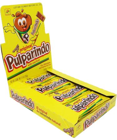 Pulparindo 5 Flavors Variety. Pulparindo Assortment Contains Pulparindo Chamoy Pulparindo Sandia Pulparindo Mango Pulparindo Spicy and Original Pulparindo Tamarind. 20 Count Per Box - Buy Online on GoSupps.com