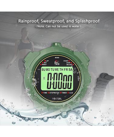 Digital Stopwatch with Whistle for Swimmers | 2 Memory Functions & Light | Mute Sports Timer - Buy Online on GoSupps.com