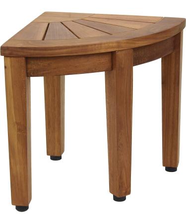 AquaTeak 12 Kai Teak Corner Foot Rest - OptiAREA Design for Shaving & Washing - Buy Online on GoSupps.com