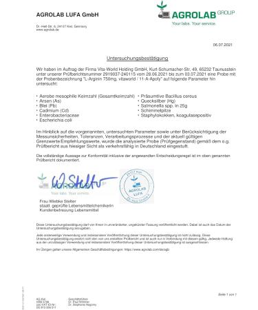 11A-Apofy L-Arginine 750 mg - High Purity Arginine | 2 250 mg Daily Dose | 100 Capsules | Fermented from Sugar Cane | International Shipping - Buy Online on GoSupps.com