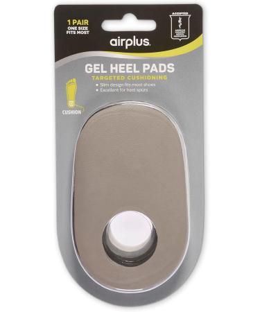 Buy Airplus Gel Heel Pad | Shock-Absorbing & Moisture-Wicking Comfort | One Size One Pair - International Shipping Available - Buy Online on GoSupps.com