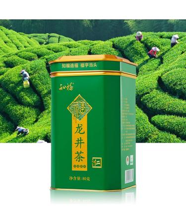 Longjing Tea 80g28oz PreRainy Longjing Tea Full and Persistent With a Sweet and Refreshing Taste Canned Spring Tea Leaves Gifts for the Elderly Colleagues Friends - Buy Online on GoSupps.com