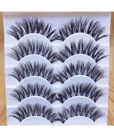 Buy Livecitys 5 Pairs 3D Natural Look False Eyelashes - Comfortable & Attractive Makeup - Buy Online on GoSupps.com