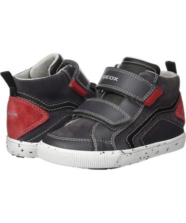 Geox B KILWI BOY C Baby Boy's Sneaker 7 UK - Dark Grey & Dark Red - Buy Online on GoSupps.com