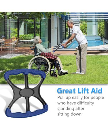 Portable Lift Assists Standing Aid with No-Slip Grip Handles - Ideal for Elderly, Senior, Bariatric, and Disabled - As Seen On TV Blue - Buy Online on GoSupps.com