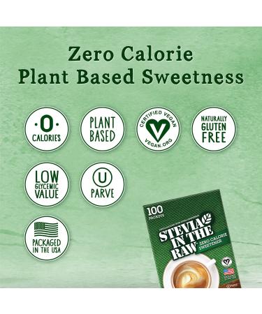 Stevia In the Raw Packets 3.5 oz (100 ct) - Zero-Calorie Natural Sweetener - Buy Online on GoSupps.com