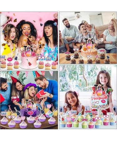 XANGNIER 36pcs Taylor Singer Birthday Party Cake Topper Cake Decorations with Guitar for Music Lover's Concert Themed Swifte Party Cupcake Supplies Taylor birthday party cake toppers - Buy Online on GoSupps.com