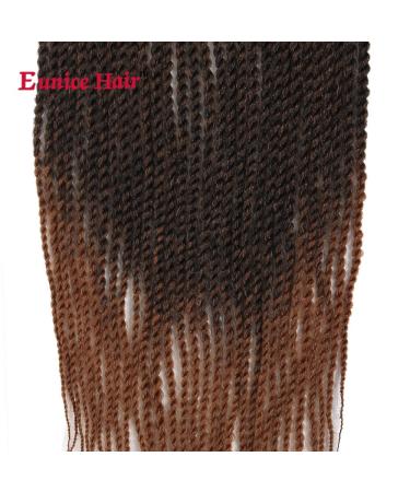Eunice Senegalese Twist Crochet Braiding Hair Extension - 6 Packs 22 Inch Synthetic Hair 30 Roots/Pack (T1B/30) - Soft & Durable Crochet Braids for Stylish Looks - Buy Online on GoSupps.com