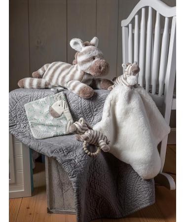 Mary Meyer Afrique Teether Baby Rattle - 5-Inch Zebra | Soft and Safe Toy for Soothing Teething Pain - Buy Online on GoSupps.com