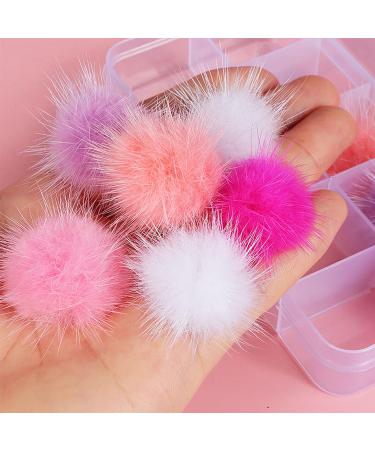Nail Pom Detachable Nail Plush Acrylic Nail Tips Decorations Accessories Nail - Buy Online on GoSupps.com