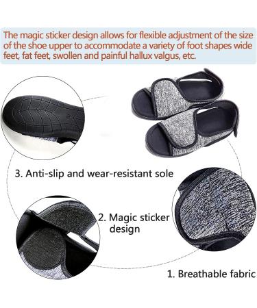 Shop Diabetic Shoes for Men & Women | Extra Wide Open Toe Sandals with Adjustable Stickers for Swollen Feet & Foot Conditions - Buy Online on GoSupps.com