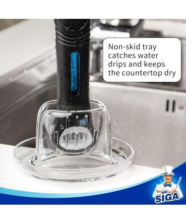MR.SIGA Soap Dispensing Dish Brush Storage Set Kitchen Brush with Holder for Pot Pan Sink Cleaning - Buy Online on GoSupps.com