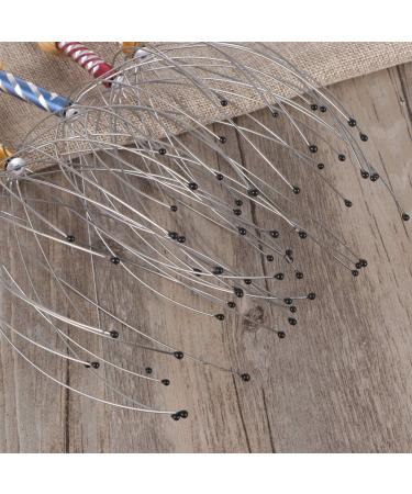 Ultnice 5-Piece Head Massager Set | Spider Crawler Massage Brush for Home Spa Relief & Relaxation - Random Colors - Buy Online on GoSupps.com