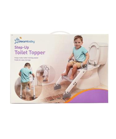 Dreambaby Step-Up Potty Training Toilet Topper - 2-Level Adjustable - Grey/White | Model L6016 - Buy Online on GoSupps.com