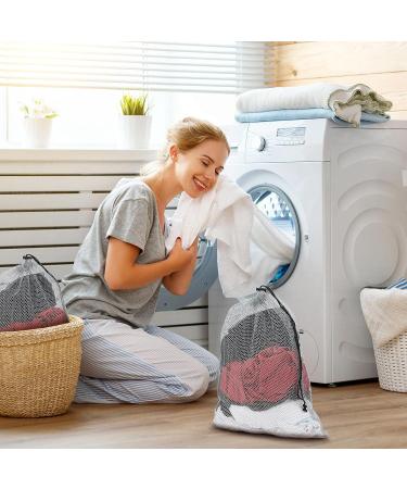 Funtery 24 Pcs Mesh Laundry Bags - Drawstring Soccer Basketball Stuff Sack - Camping Nylon 8x12 Inch - Buy Online on GoSupps.com