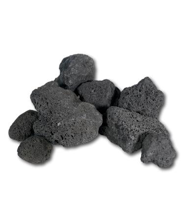 Greenscaping Aquarium Lava Stones Black 3-20 cm Extra Deep Black Lava Aquarium Stones Lava Stones (15-20 cm)