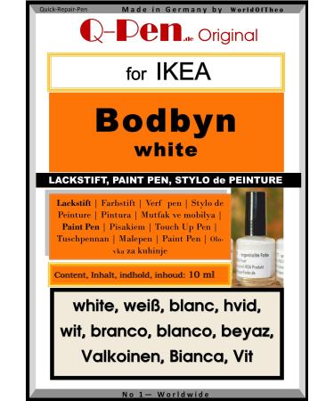 Touch-Up Pen for IKEA BODBYN white blanc