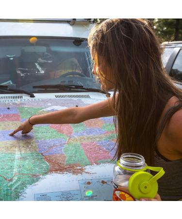 Nalgene WH Sustain Drinking Bottles - Clear 1L | Eco-Friendly Durable International Shipping Available - Buy Online on GoSupps.com