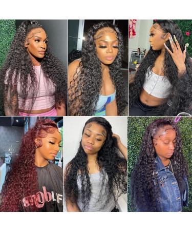 Remissin 13x4 Deep Wave Lace Front Human Hair Wig 22 Inch - HD Lace, Pre-Plucked, 150% Density, Natural Color - for Black Women - Buy Online on GoSupps.com