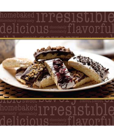 Barnetts Gourmet Chocolate Biscotti Gift Basket - Holiday Cookie Gifts for Him & Her - Prime Corporate Men Women Valentines Mothers Fathers Day - Birthday Get Well Idea - Buy Online on GoSupps.com