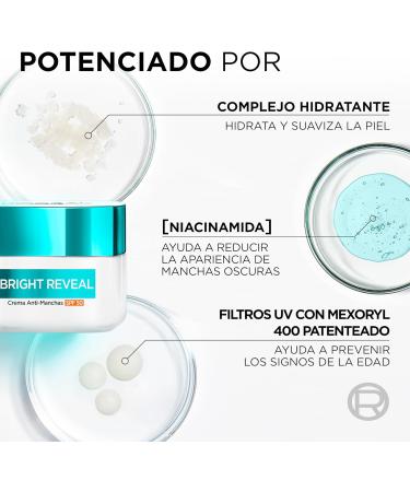 L'OR AL PARIS BRIGHT REVEAL NIACINAMIDE Anti-Stain Cream SPF50 50ml - Buy Online on GoSupps.com