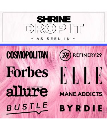 SHRINE Drop It Semi-Permanent Hair Dye Drops Blue 20ml (Pack of 1) blue 1 count (Pack of 1) - Buy Online on GoSupps.com