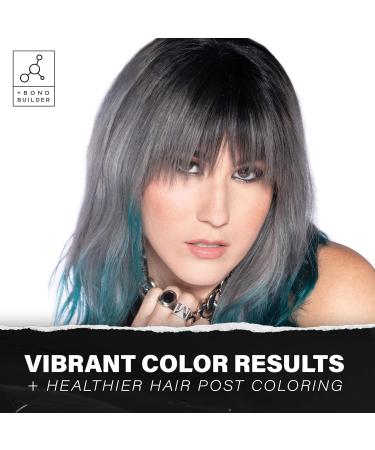 XMONDO Color Slate Grey Hair Healing Semi Permanent Color - 8 Fl Oz Vegan Formula with Hyaluronic Acid and Bond Building Technology - Buy Online on GoSupps.com