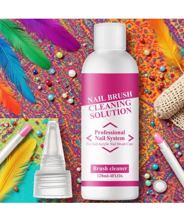 Glide-on Solution | 120ml Gel Nail Cleanser - Manicure Glide-on Solution for Professionals and Students Salons Home Competitions and Workshops - Buy Online on GoSupps.com