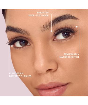 Buy KISS The New Natural False Eyelashes | Noir 12mm-16mm | 24 Wisps Contact Lens Friendly Easy to Apply & Reusable - Buy Online on GoSupps.com