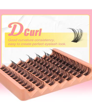 DIY Wispy False Lash Clusters for Natural Look - Individual 3D Eyelash Extensions (YE14) - Buy Online on GoSupps.com