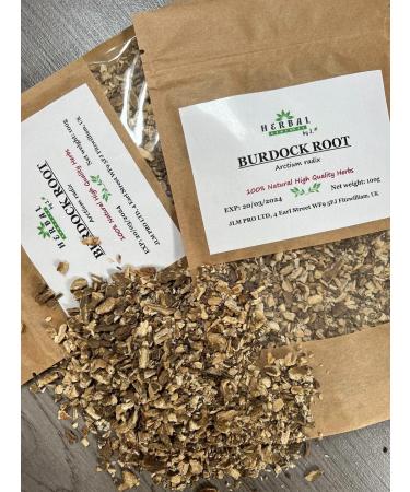 Burdock Root Tea 100g by J. - Antioxidant Tonic for Healthy Hair Growth and Purifying Herbal Remedies - Buy Online on GoSupps.com