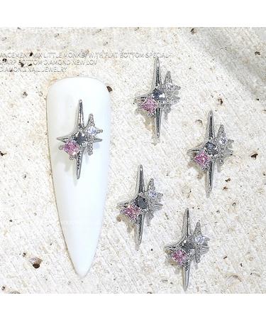 Enchanting 3D Bow Heart And Butterfly Chains Zircon Lovely Manicures Nails Art Decoration Y905 - Buy Online on GoSupps.com