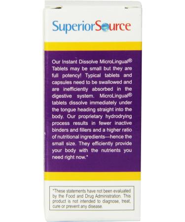 Superior Source No Shot B12 Multivitamins 5000 mcg 100 Count - Pack of 1 - Buy Online on GoSupps.com