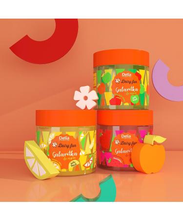 Delia Cosmetics Dairy Fun Lemon Jelly - Refreshing Body Wash with Natural Extracts - 350g Citrus Fragrance - Buy Online on GoSupps.com